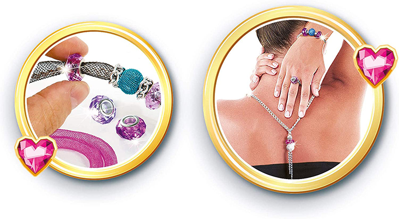 Clementoni 18598 Crazy Chic Fashion & Jewellery Kit for Children, Ages 7 Years Plus - Image 9