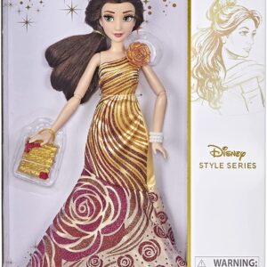 Disney Princess - Belle - Style Series 12 - Inspired by Beauty and The Beast - Contemporary Style Fashion Doll, Clothes and Acc - Collectable Toys for Kids - Girls and Boys - F1700 - Ages 6+