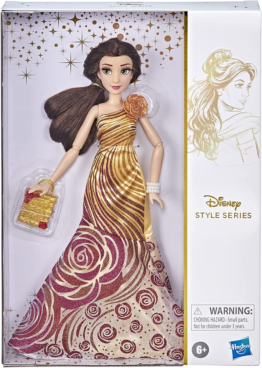 Disney Princess - Belle - Style Series 12 - Inspired by Beauty and The Beast - Contemporary Style Fashion Doll, Clothes and Acc - Collectable Toys for Kids - Girls and Boys - F1700 - Ages 6+