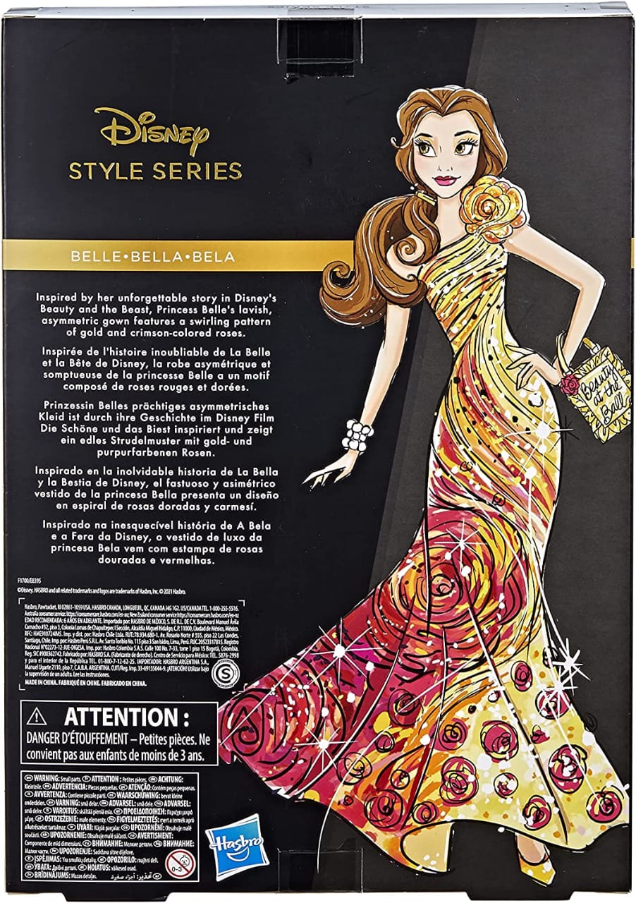 Disney Princess - Belle - Style Series 12 - Inspired by Beauty and The Beast - Contemporary Style Fashion Doll, Clothes and Acc - Collectable Toys for Kids - Girls and Boys - F1700 - Ages 6+ - Image 3