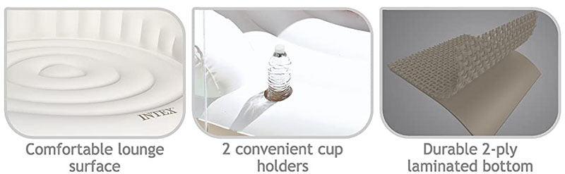 Intex Canopy Island Swim Lying 199 x 150 cm 58292NP - Image 3