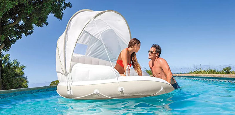 Intex Canopy Island Swim Lying 199 x 150 cm 58292NP - Image 4