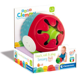 Touch, Roll&Play Sensory Ball Soft Clemmy Clementoni
