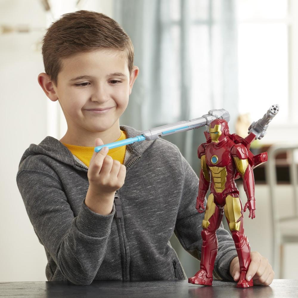 Marvel Avengers Titan Hero Series Blast Gear Iron Man Action Figure, 12-Inch Toy, For Kids Ages 4 And Up - Image 5