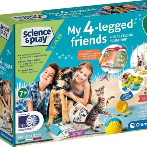 Clementoni 61341 Science & Play-Pet Lab Play for Future-Educational and Scientific Toys, Gift for Kids Age 7, English Version, Multicolour