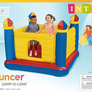 48259 Intex Jump O Lene Castle Inflatable Bouncer, for Ages 3-6