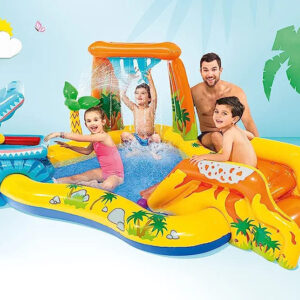 Pishinë 57444 aktivitetesh me Dinosaur Intex 249 (L) x 191 (W) x109 (h) cm