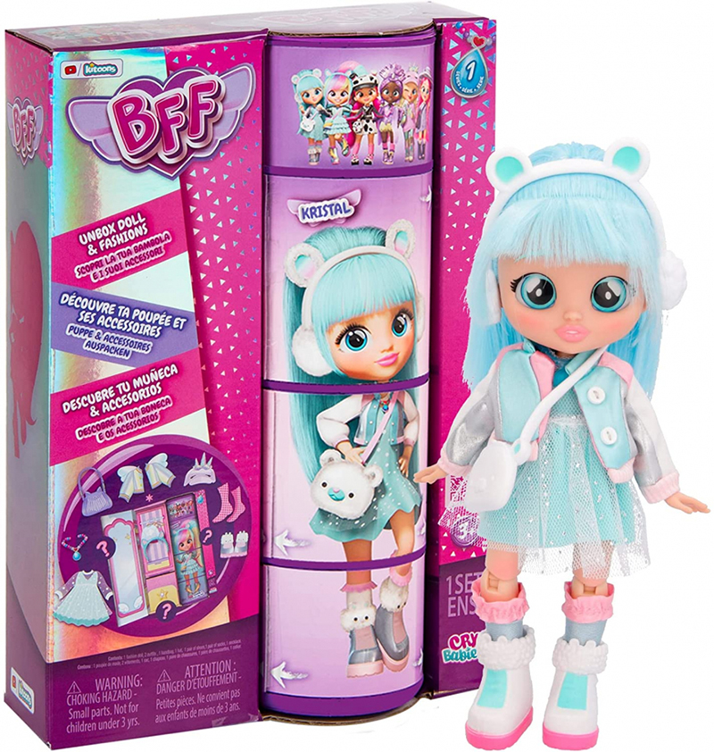 BFF By Cry Babies| Collectible Fashion Doll with Long Hair, fabric Clothes and 9 Accessories - Image 5