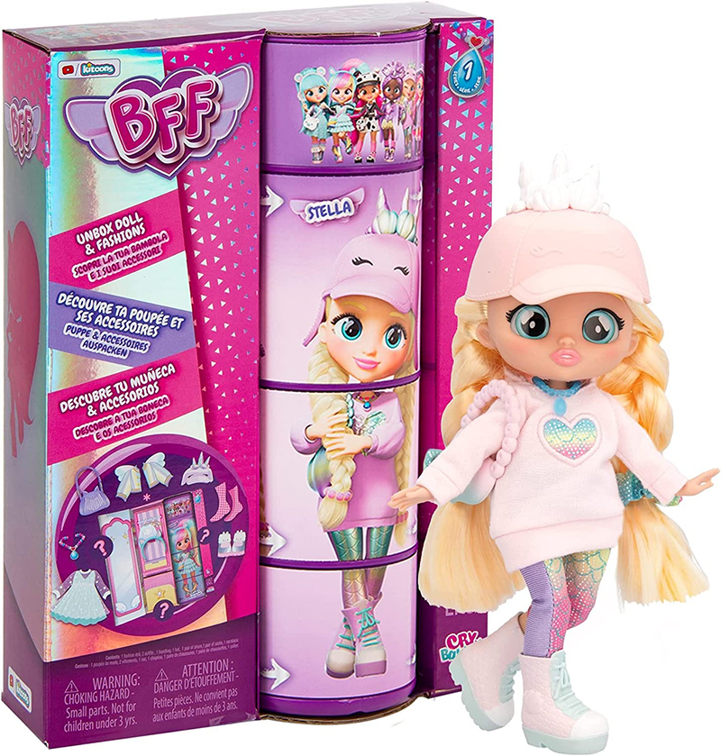 BFF By Cry Babies| Collectible Fashion Doll with Long Hair, fabric Clothes and 9 Accessories - Image 10