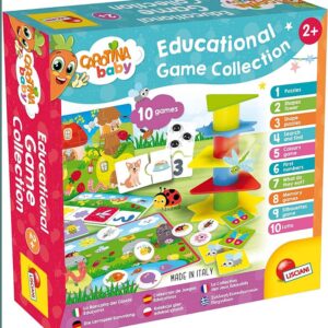 Liscianigiochi 80243 Carotina Baby Collection with Educational Games - Numbers, Colours, Memory, etc.
