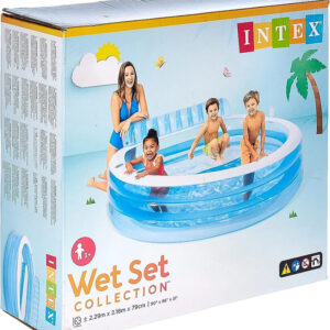 Pishinë famijare luksi me fryrje 229 x 218 x 79 cm Family Luxury Paddling Pool 57190 Intex