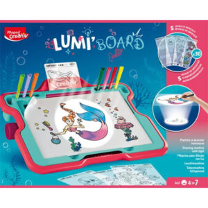 Lumi Board Drawing Machine, Mermaids World Maped