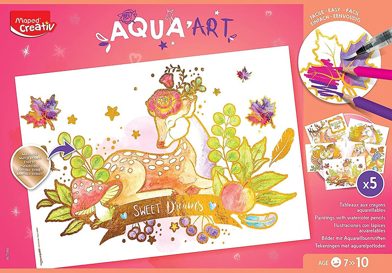 Maped Creativ Maxi Watercolor Set AQUA ART "SWEET DREAMS" - Image 4