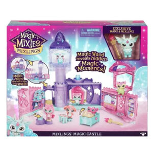 Magic Mixies Mixlings Magic Castle Playset Super Pack, Expanding Playset with Magic Wand that Reveals 5 Magic Moments and 2 Collector's Cauldrons, for Kids Aged 5 and Up