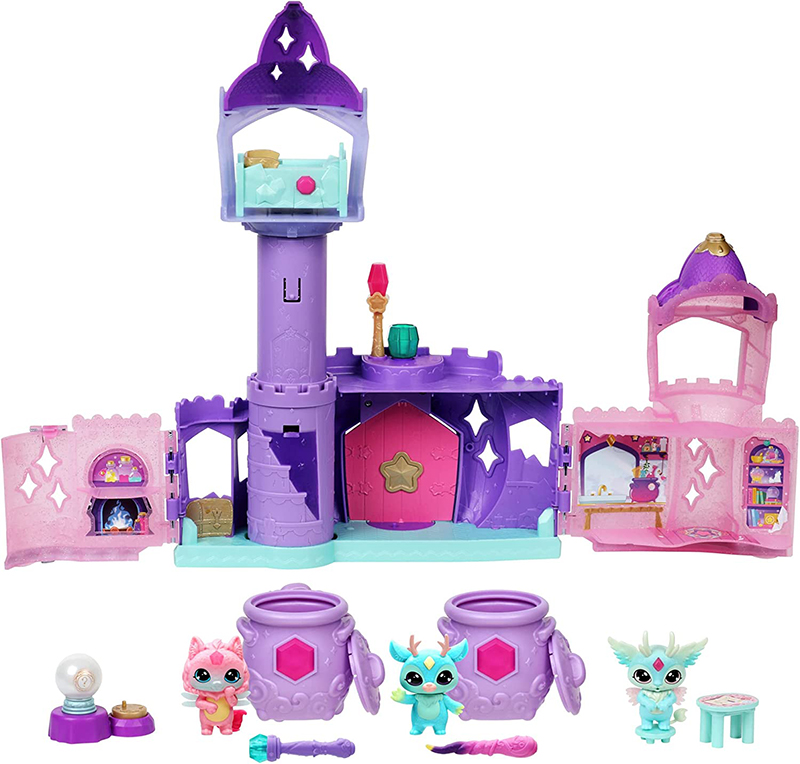 Magic Mixies Mixlings Magic Castle Playset Super Pack, Expanding Playset with Magic Wand that Reveals 5 Magic Moments and 2 Collector's Cauldrons, for Kids Aged 5 and Up - Image 8