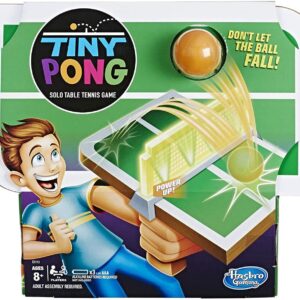Hasbro Tiny Pong Solo Table Tennis Kids Electronic Handheld Game