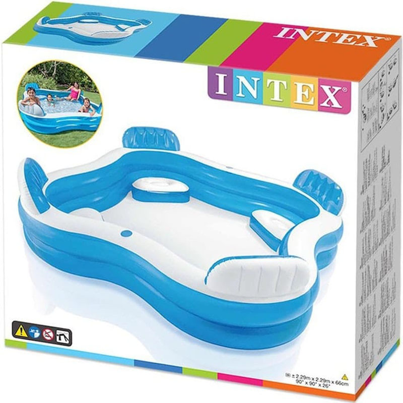 Pishinë familjare 56475 Swim Center Family Lounge Pool-56475 Intex