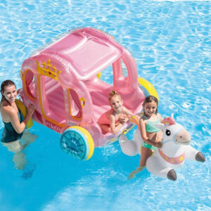 INTEX 56514 Swim Ring Float, Princess Carriage, (145 x 135 x 104 cm)