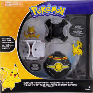 TOMY Pokemon Ultimate Battle Throw 'n' Pop Poké Ball Box
