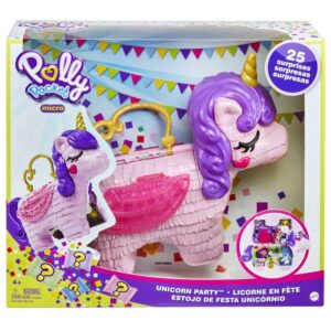 Polly Pocket Unicorn Party Playset Mattel