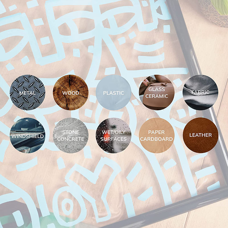 Set Uni-Posca Paint Marker - Soft Colors, Set of 8, Fine, Bullet Tip, 0.9 mm-1.3 mm - Image 3