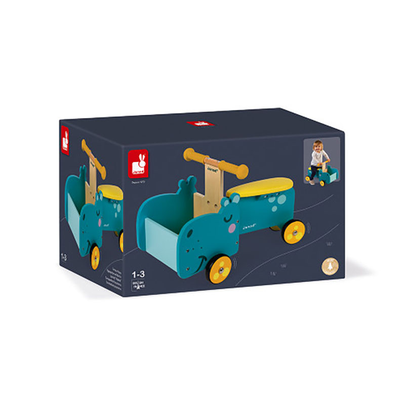 Hippopotamus Ride-On (wood) Janod