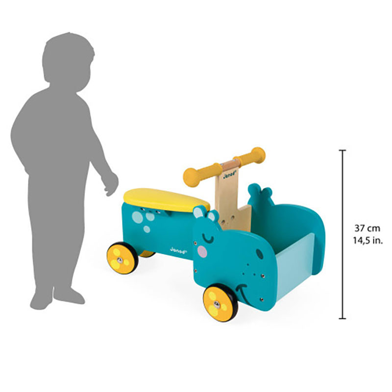 Hippopotamus Ride-On (wood) Janod - Image 3