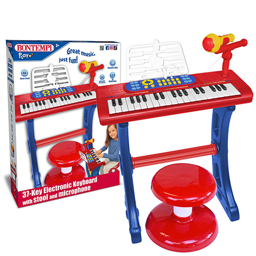 Tastierë piano elektronike me stol dhe mikrofonë Bontempi - Image 6